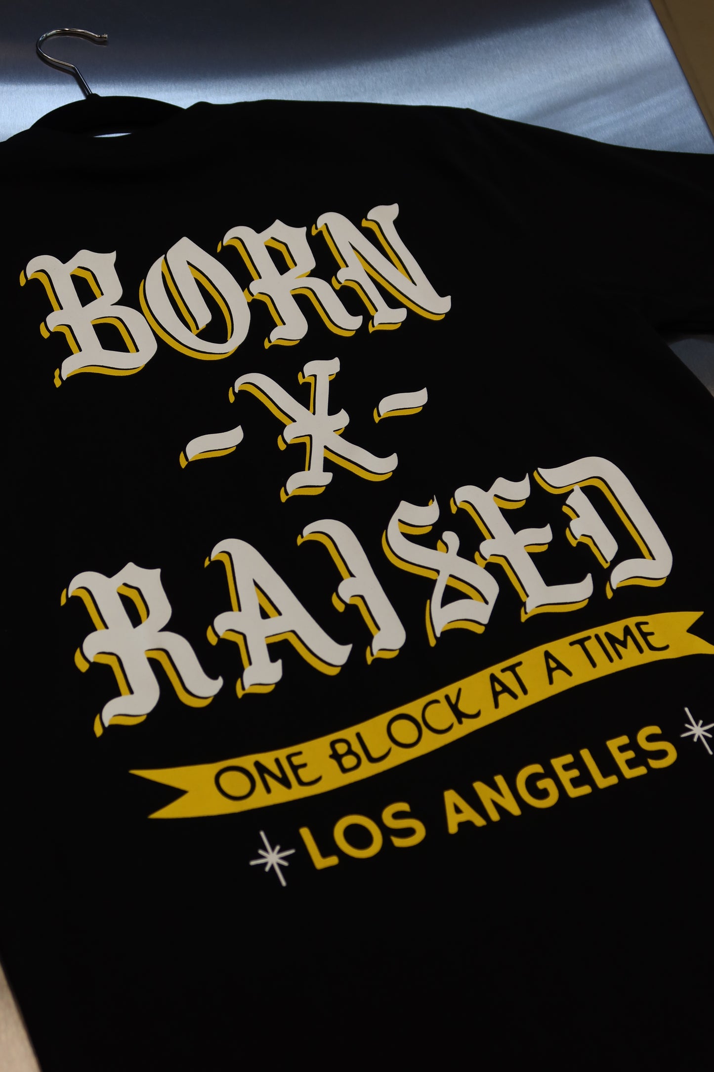 BORN RAISED ONE BLOCK AT TIME BLACK